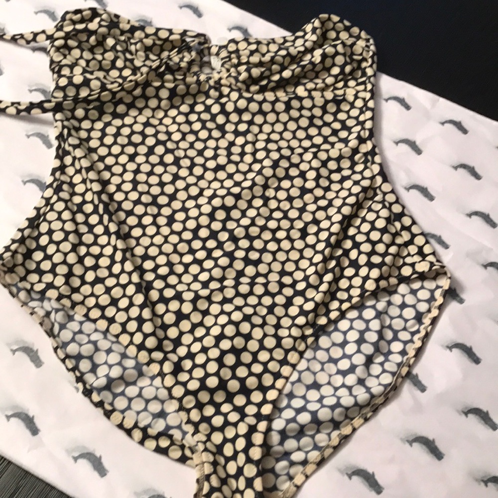 1 PC polka  dot designer bathing suit